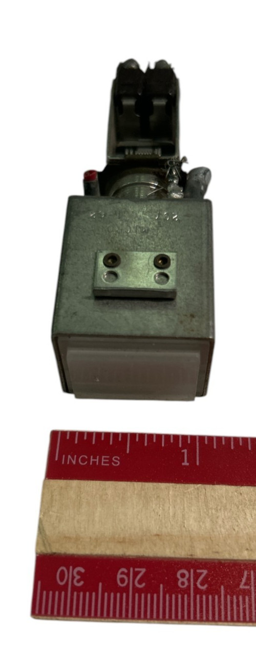 1960S-80S NASA SPACE PROGRAM UNIDENTIFIED WHITE PUSH BUTTON SWITCH B