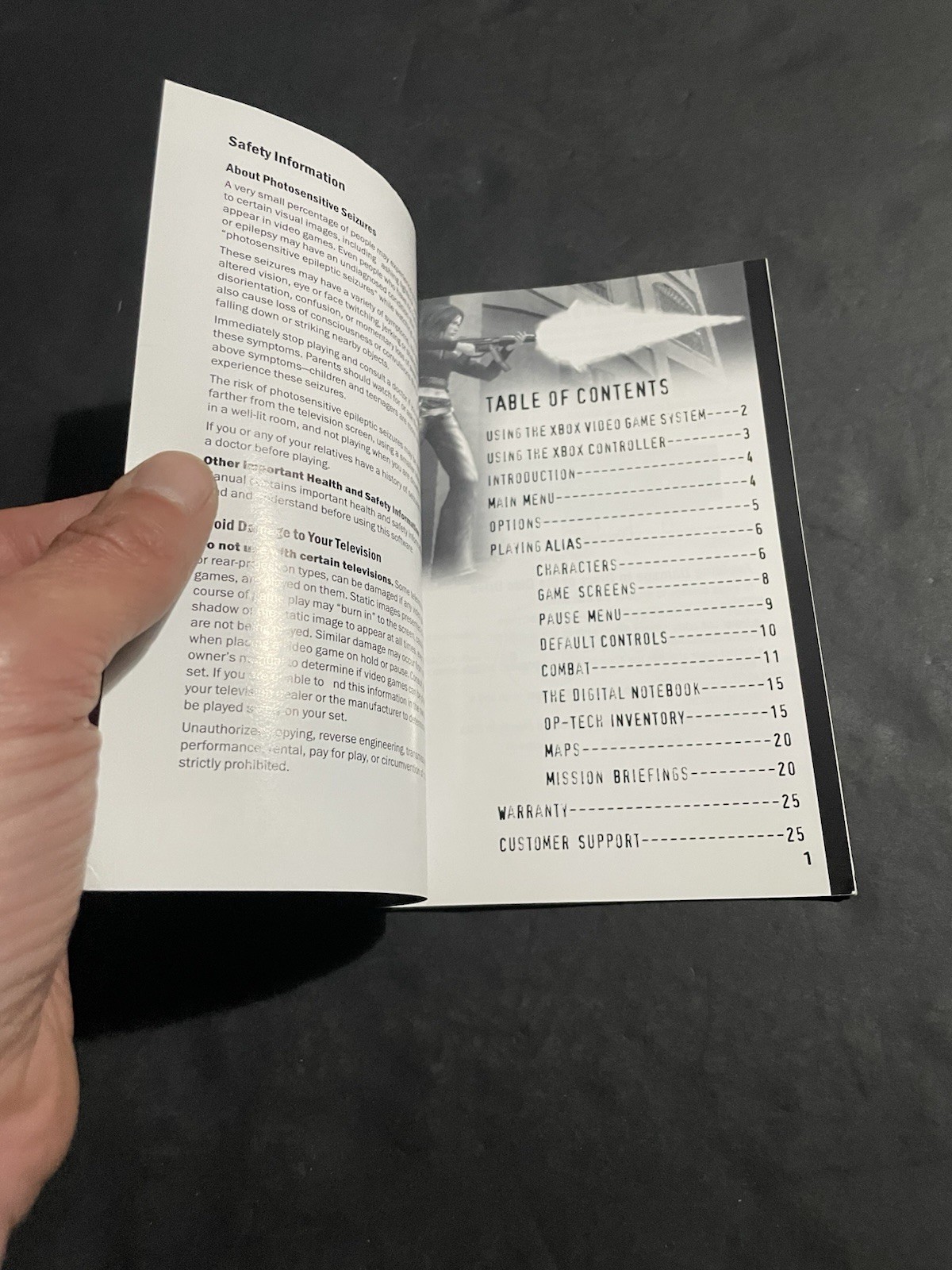 Alias Xbox Manual only