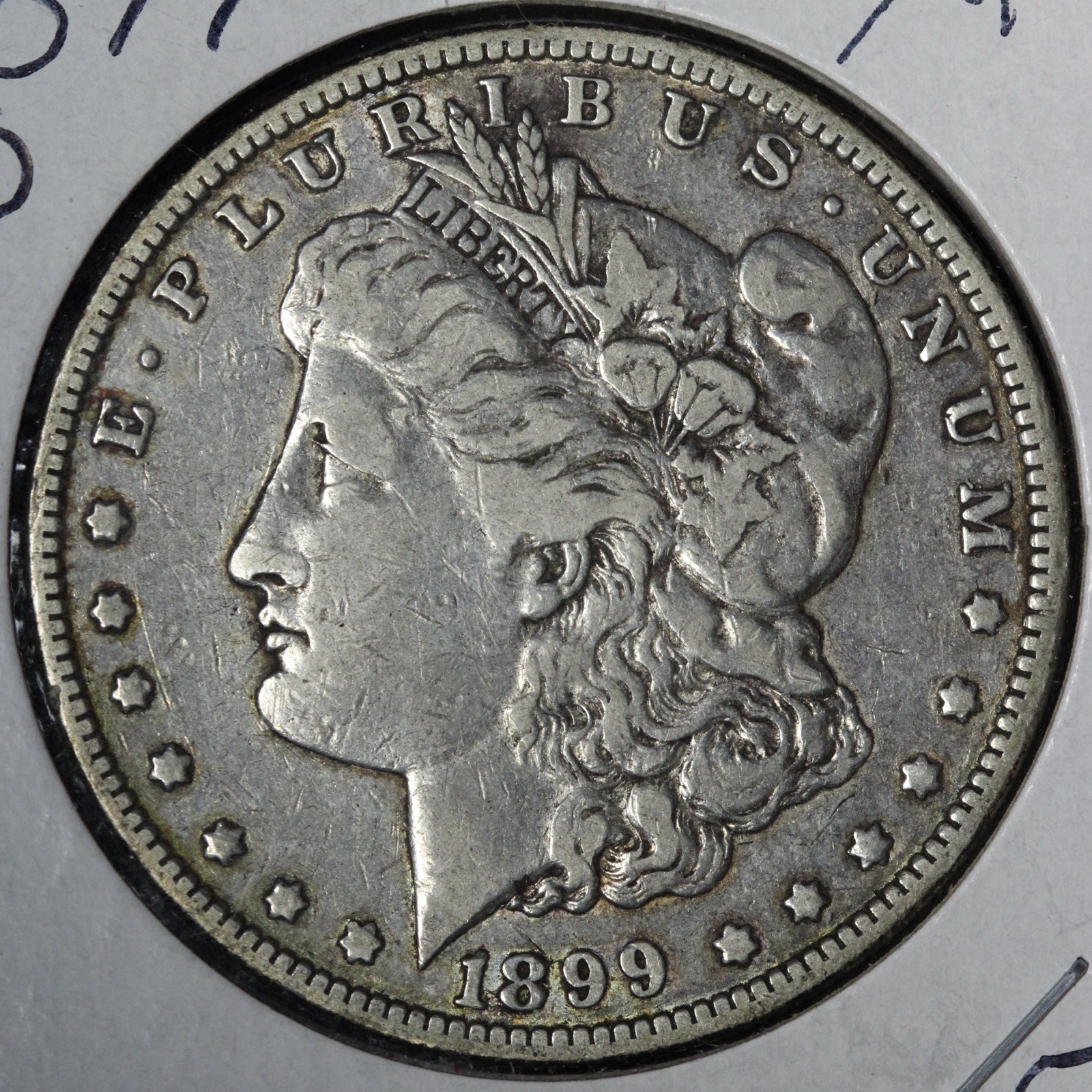 1899-O Morgan Silver Dollar XF E229 ID