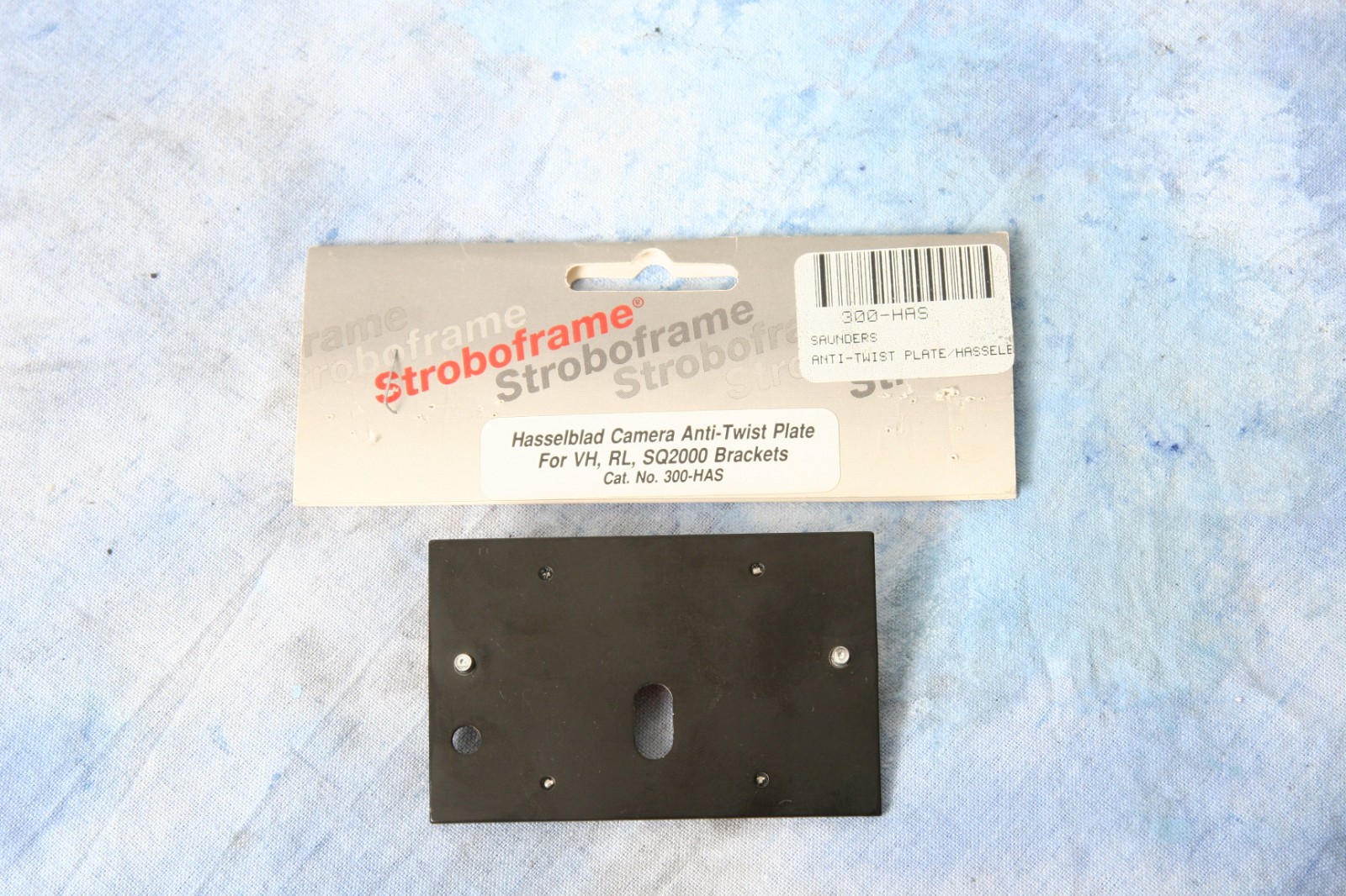 Stroboframe fixed flash bracket for 6x6 w/SLR Cable release and Antitwist Plate