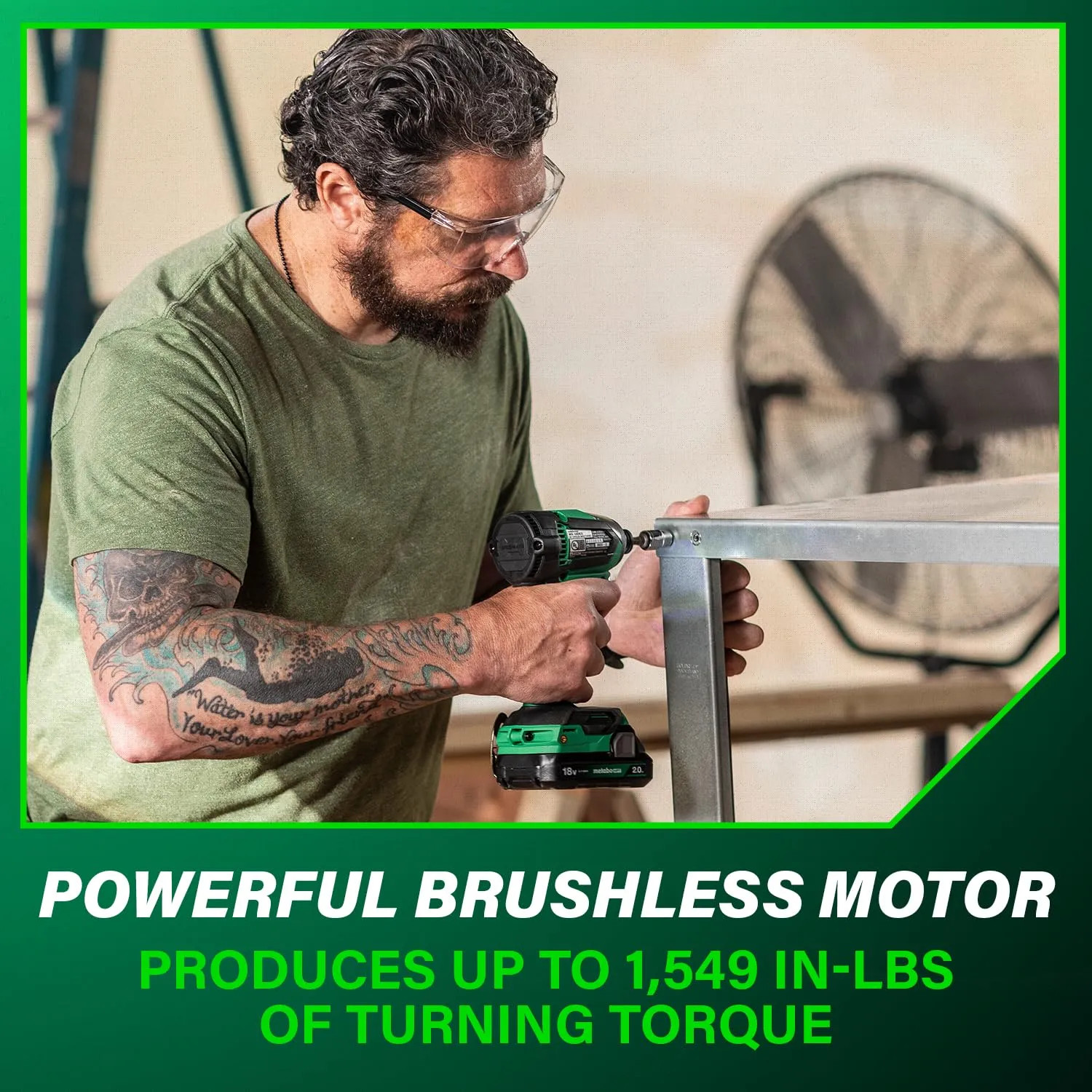 Metabo HPT KC18DEXQB 18V Driver Drill Impact Driver Combo Kit 2 Batteries