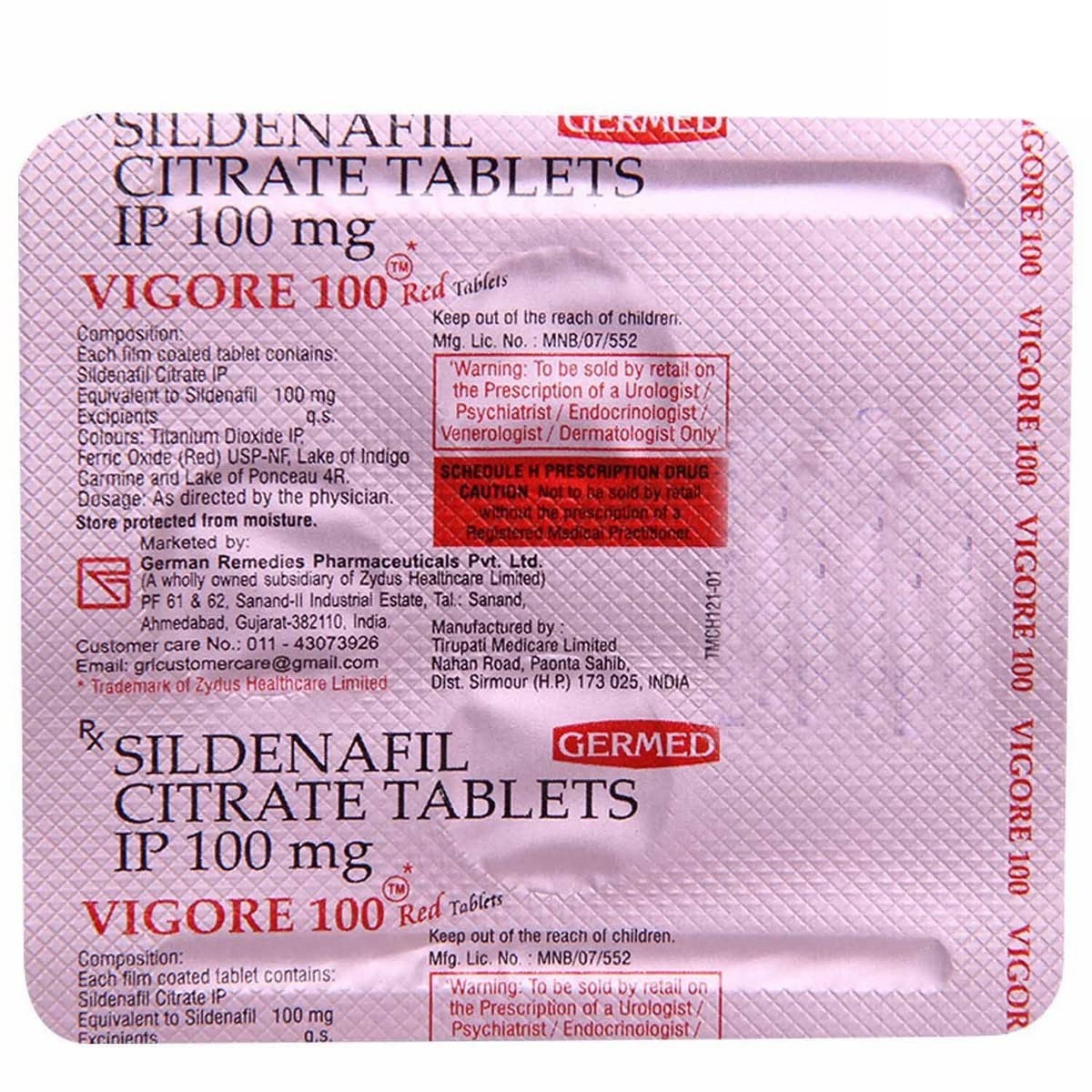 Vigorree Hundreed Tabs Fresh Stock For Better Performance (Pack of 40 Tab)