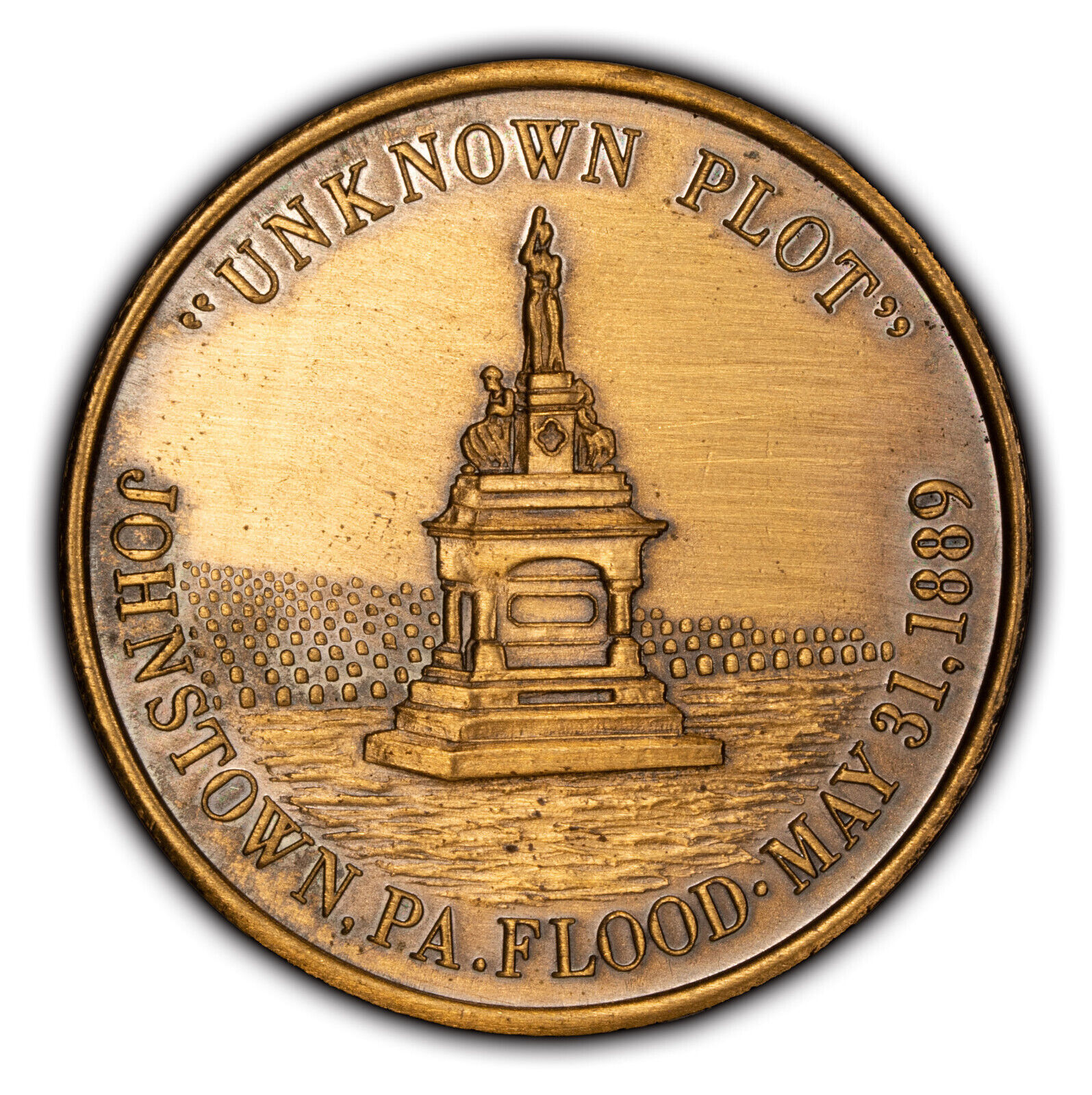 Medal - Johnstown Flood and Inclined Plane - Johnstown Pennsylvania - SKU-Z3117