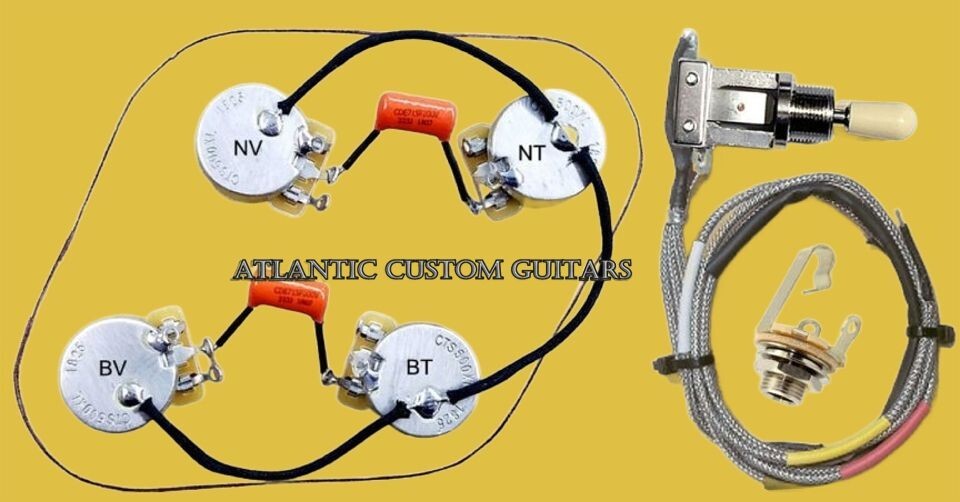 Premium Epiphone Les Paul Harness - Custom selected CTS 550k Pots 5% tolerance