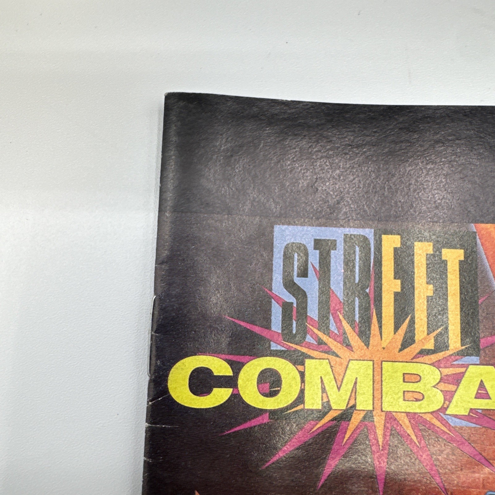 Street Combat Super Nintendo SNES Instruction Booklet