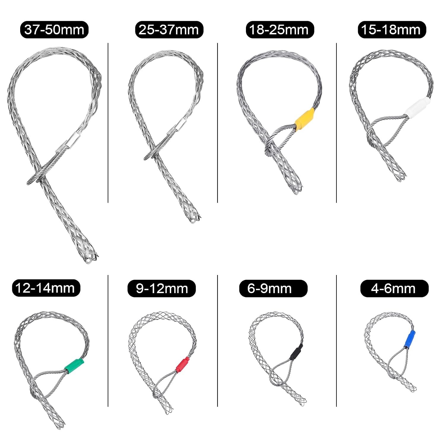 Cable Pulling Sock Grip, Wire Pulling Grip Tools, for Electrical Grips, Light an