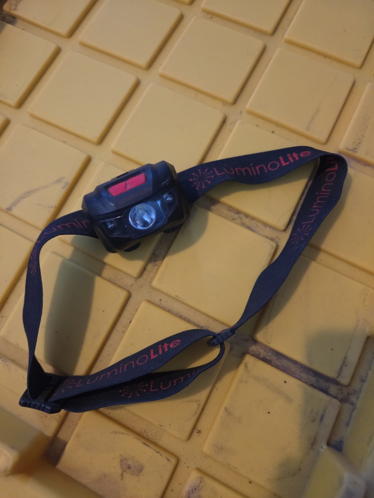 Luminolite Head Lamp Used, Great Condition.  Red Light White Light. Flashing