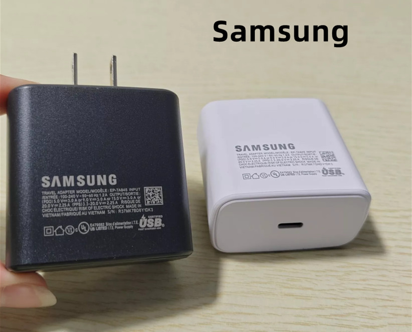 Original Samsung Galaxy 45 Watts USB-C Super Fast Charging Wall Charger & Cable