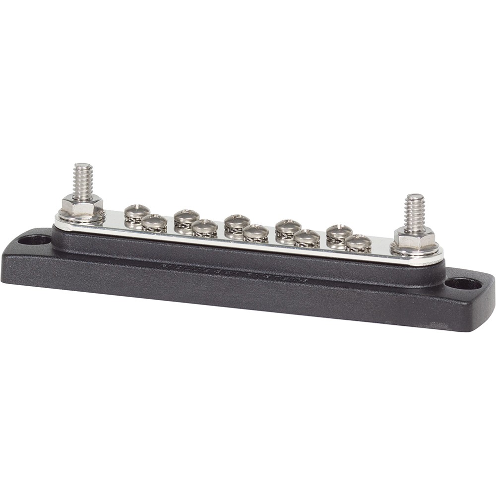 Blue Sea 2301 150AMP Common BusBar 10 x #8-32 Screw Terminal BLUE SEA SYSTEM 230