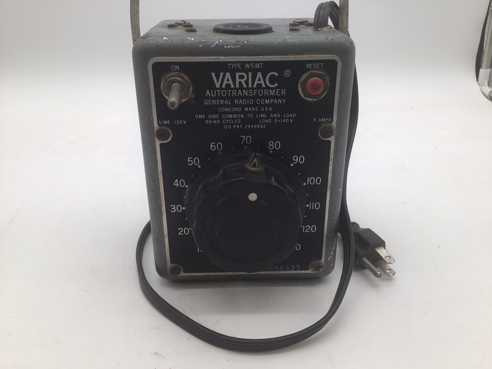 Vintage Auto transformer, General Radio Company W5MT