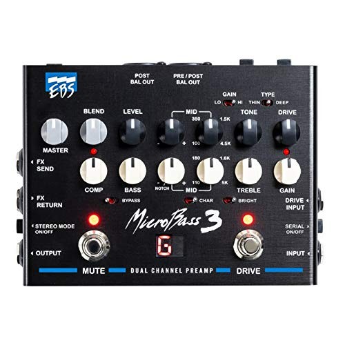 EBS MicroBass 3 Preamp (Domestic Genuine Product) From Japan