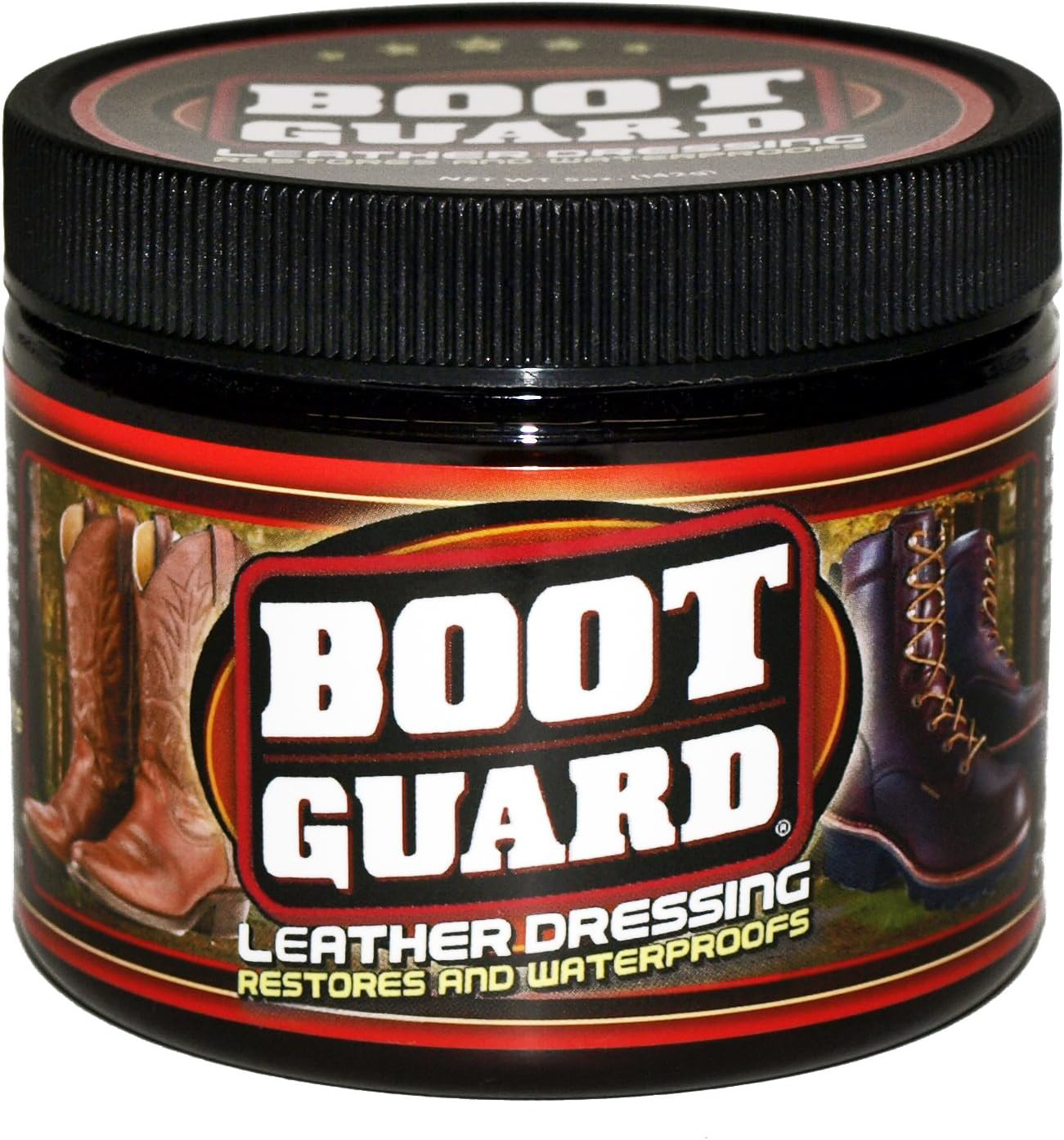 Leather Dressing: Restores and Conditions Leather Boots, Shoes, Automotive 5 Jar