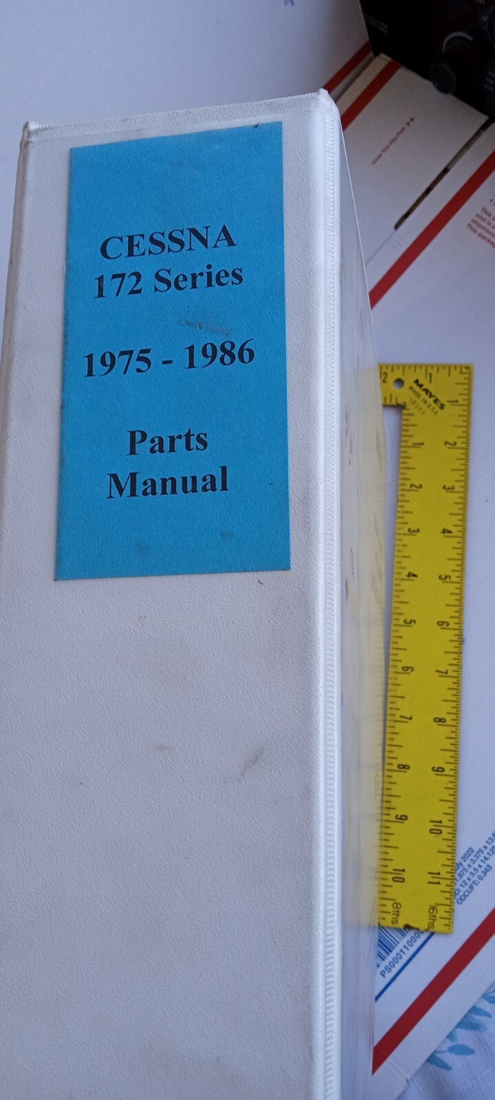 Cessna 172 Skyhawk 75-86  Parts Manual IN PLASTIC PROTECTORS AIRCRAFT US