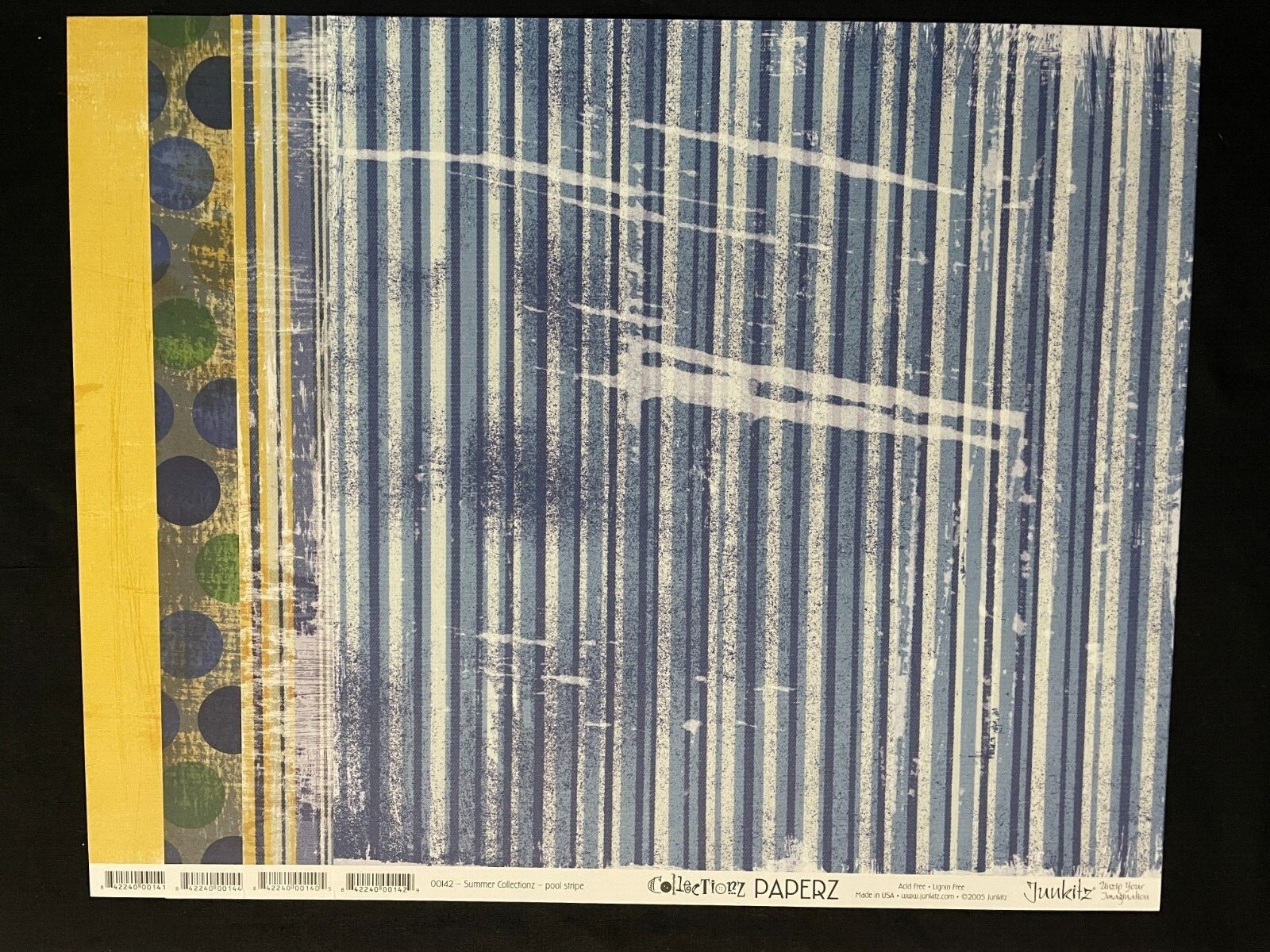 JUNKITZ "COLLECTIONZ PAPERZ - SUMMER" COLLECTION 12X12 SS HEAVY PAPER