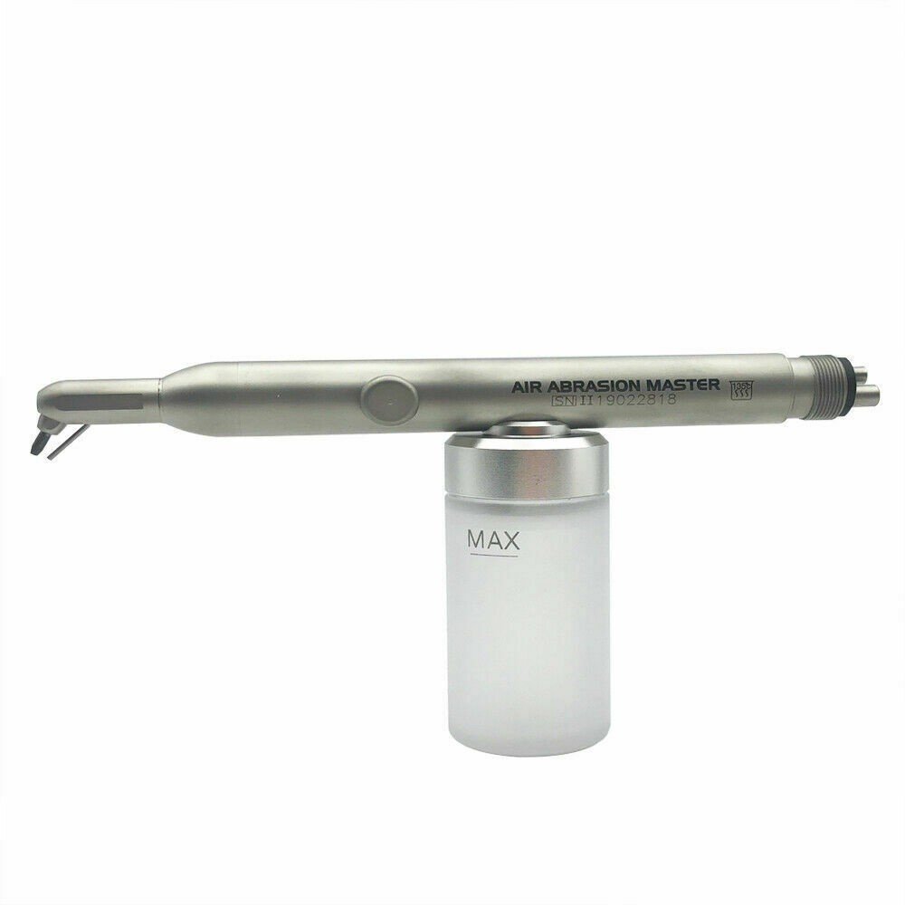 Dental Aluminium Oxide Sandblaster 2-in-1 Aluminum Micro Sandblasting Unit 4Hole