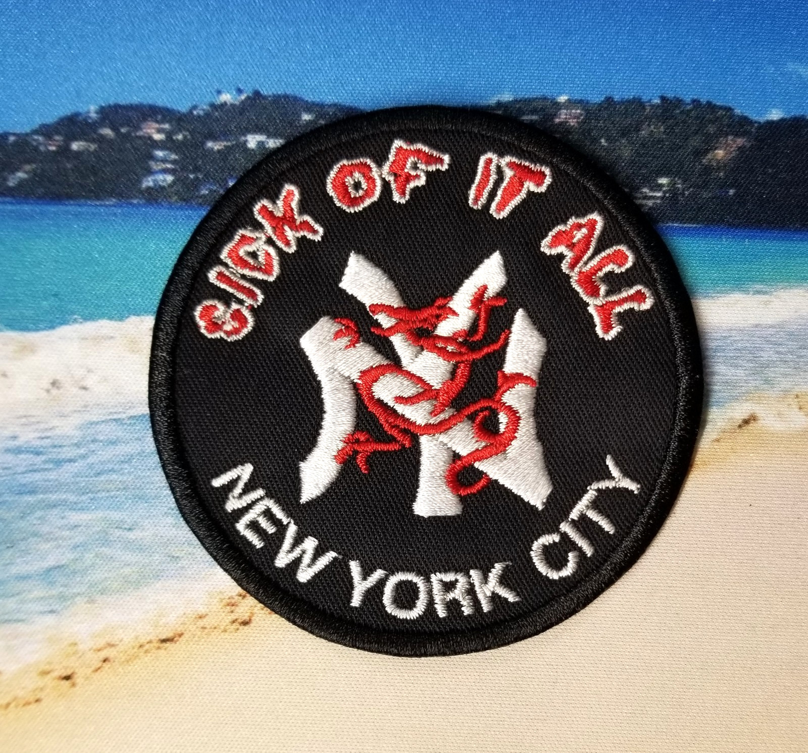 EMBROIDERED SICK OF IT ALL PUNK BAND PATCH (Please Read Ad)