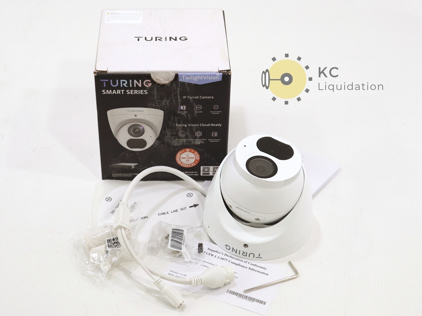 Turning Turret Camera TP-MED4M28 Smart Series IP Camera 2.8mm Lens