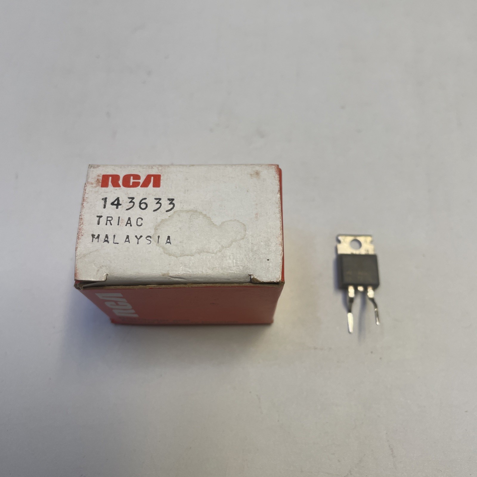 Vintage RCA Triac Transistor Special 778-2 Part # 143633 New Old Stock