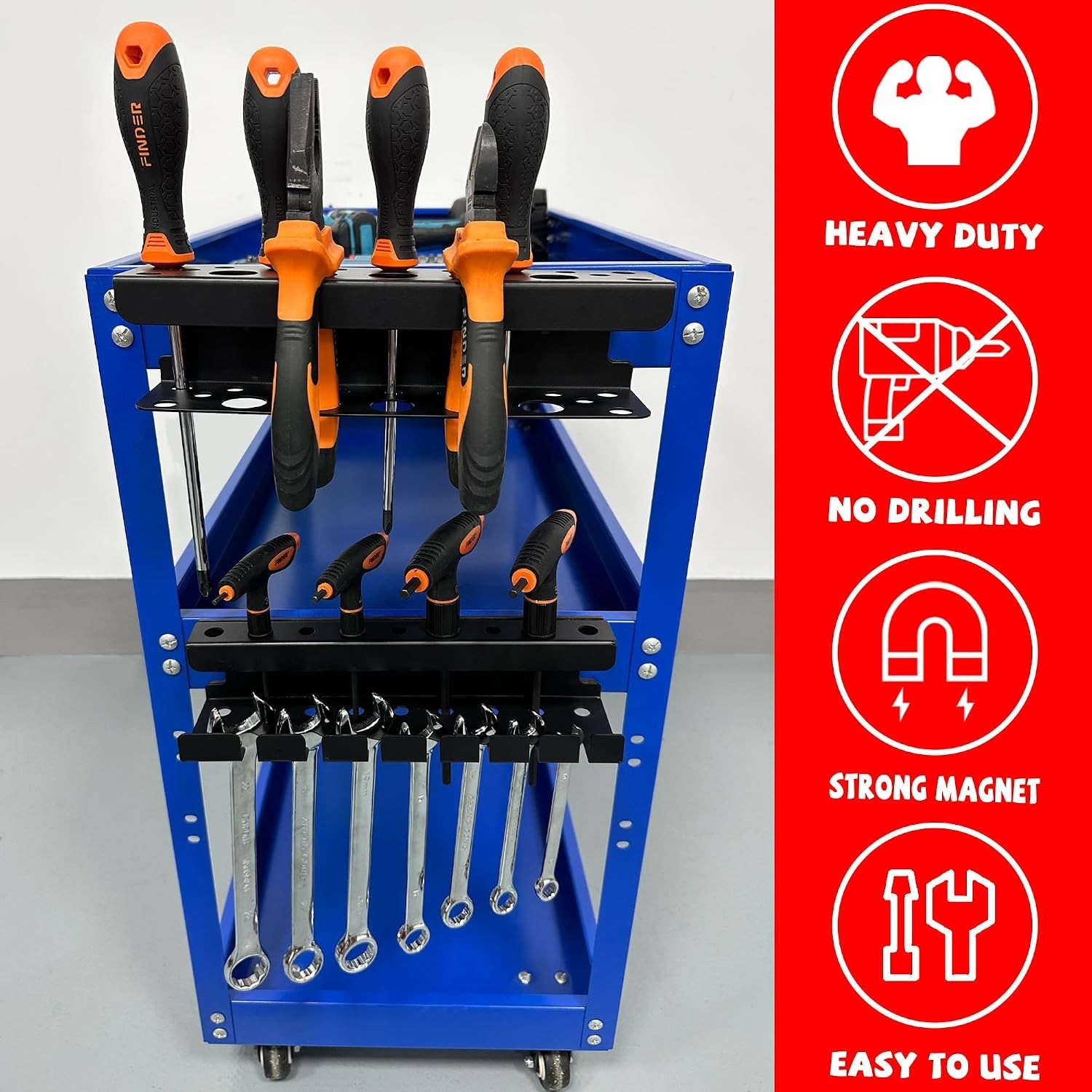 Versatile Magnetic Tool Holders – Securely Store Your Tools with Ease and Style