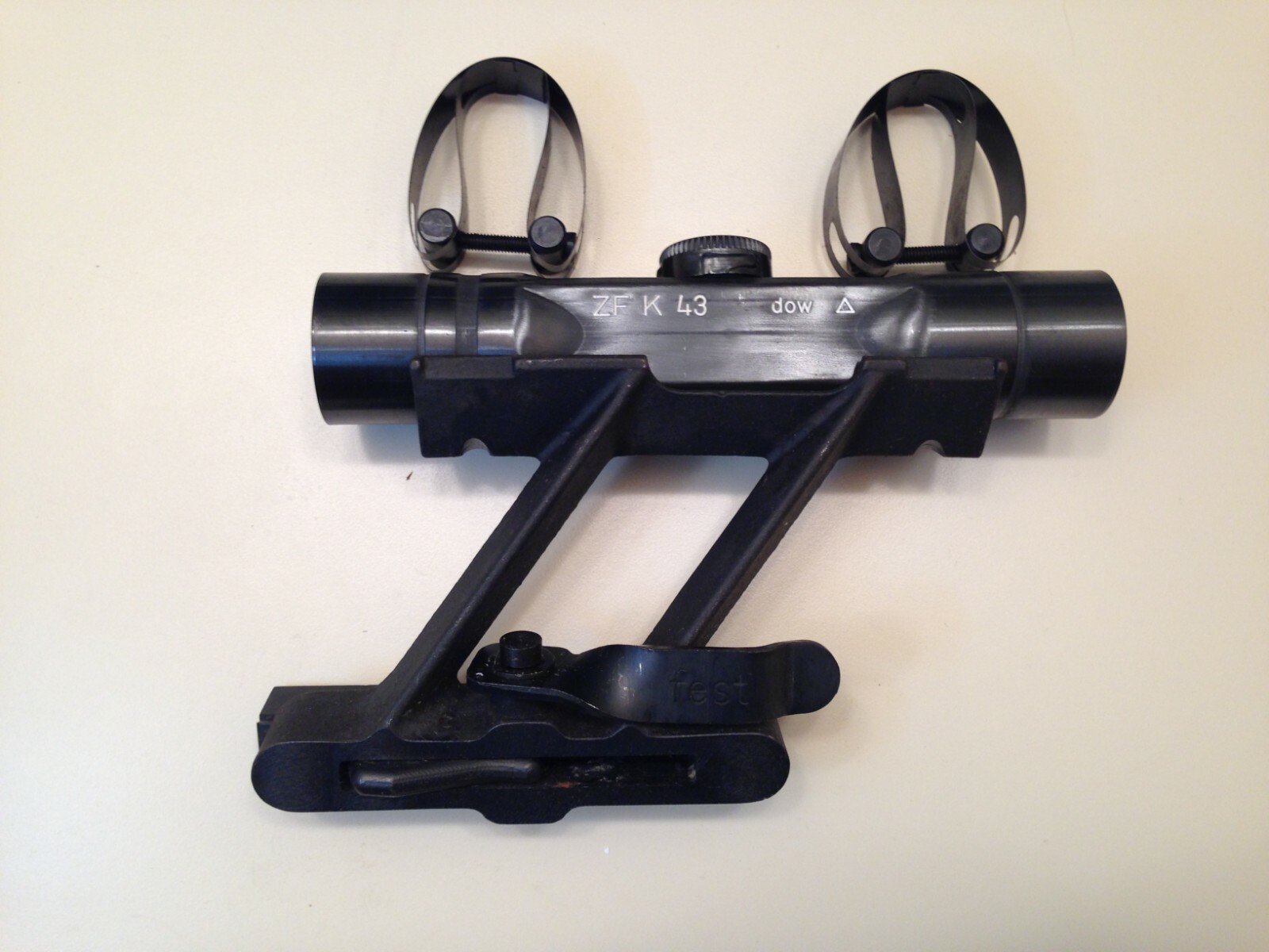 Swept Back German Mauser K98 K98K 98K ZF4 Sniper Scope and Mount combo