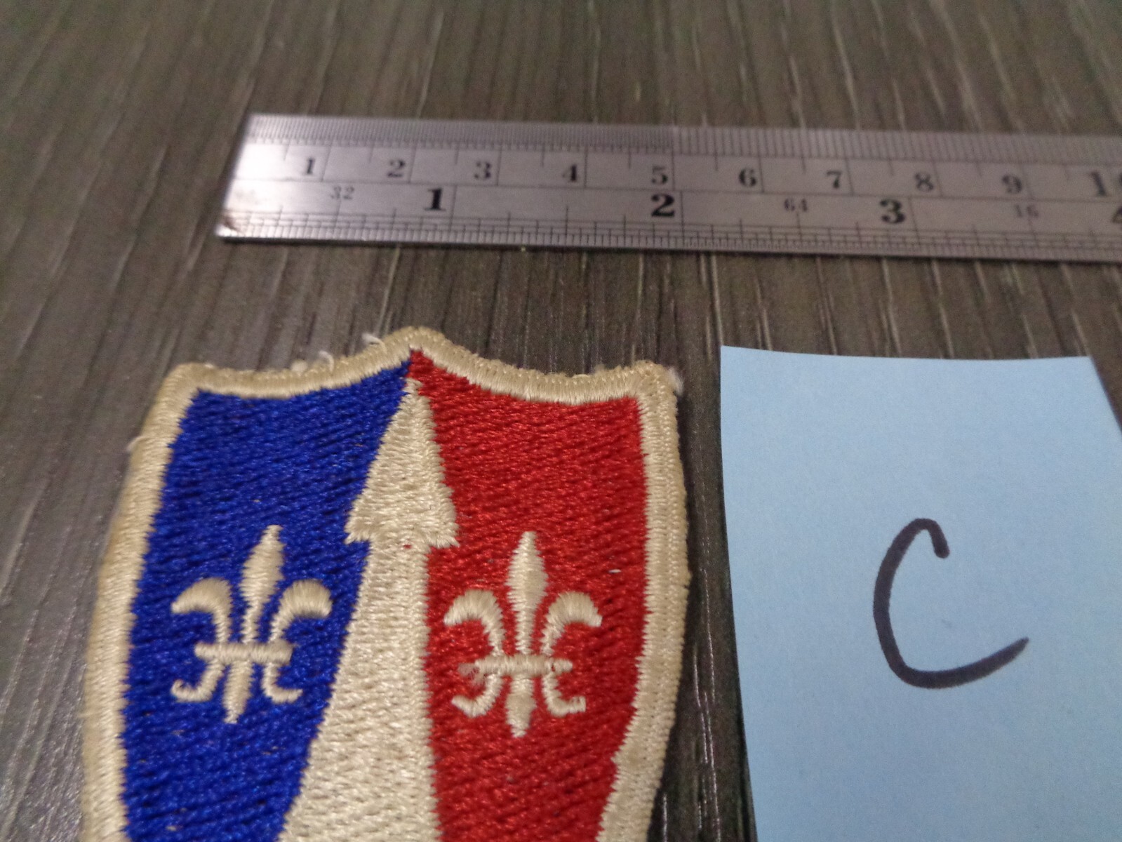 MILITARY PATCH US ARMY EUROPEAN THEATER SUPPORT COMMAND TASCOM COLORED OLDER C