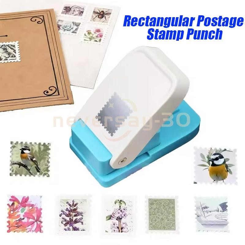 Large Square Postage Stamp Punch Craft Punch for Paper Crafting Scrapbooking