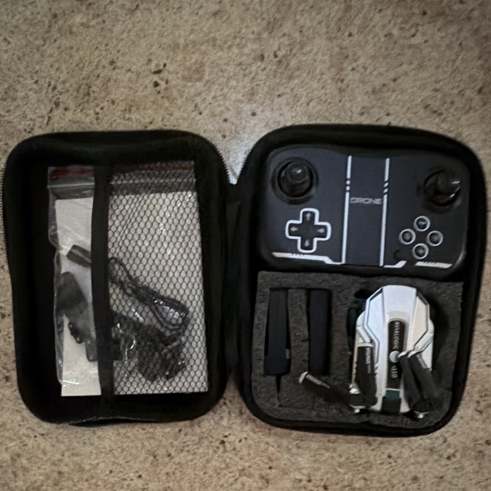 Avalogic Q10 Foldable Camera Ready-to-Fly Drone w/ Remote Controller & Case