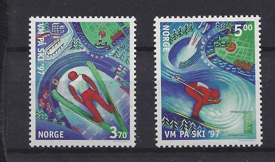 Norway 1997 NK 1291-92 SG 1279-80   MNH Sports