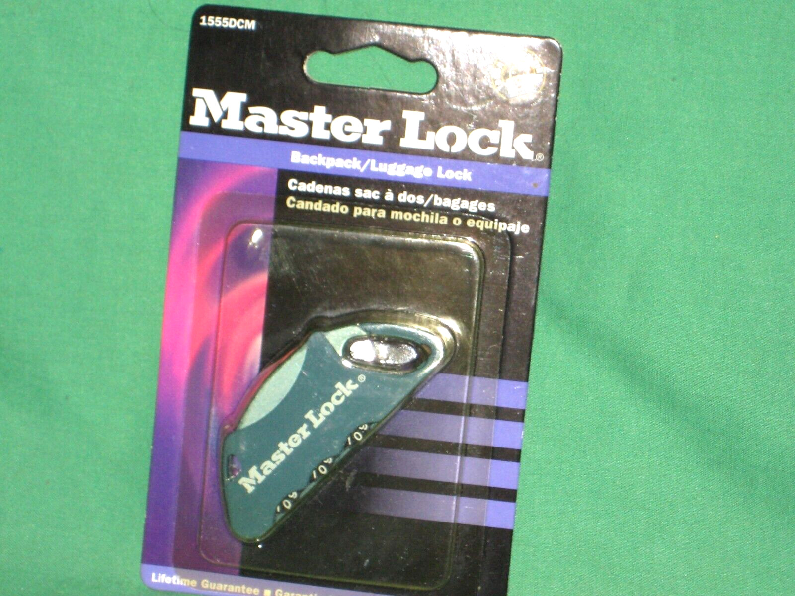 MS2622* - MASTER LOCK BACKPACK AND LUGGAGE LOCK 1555DCM