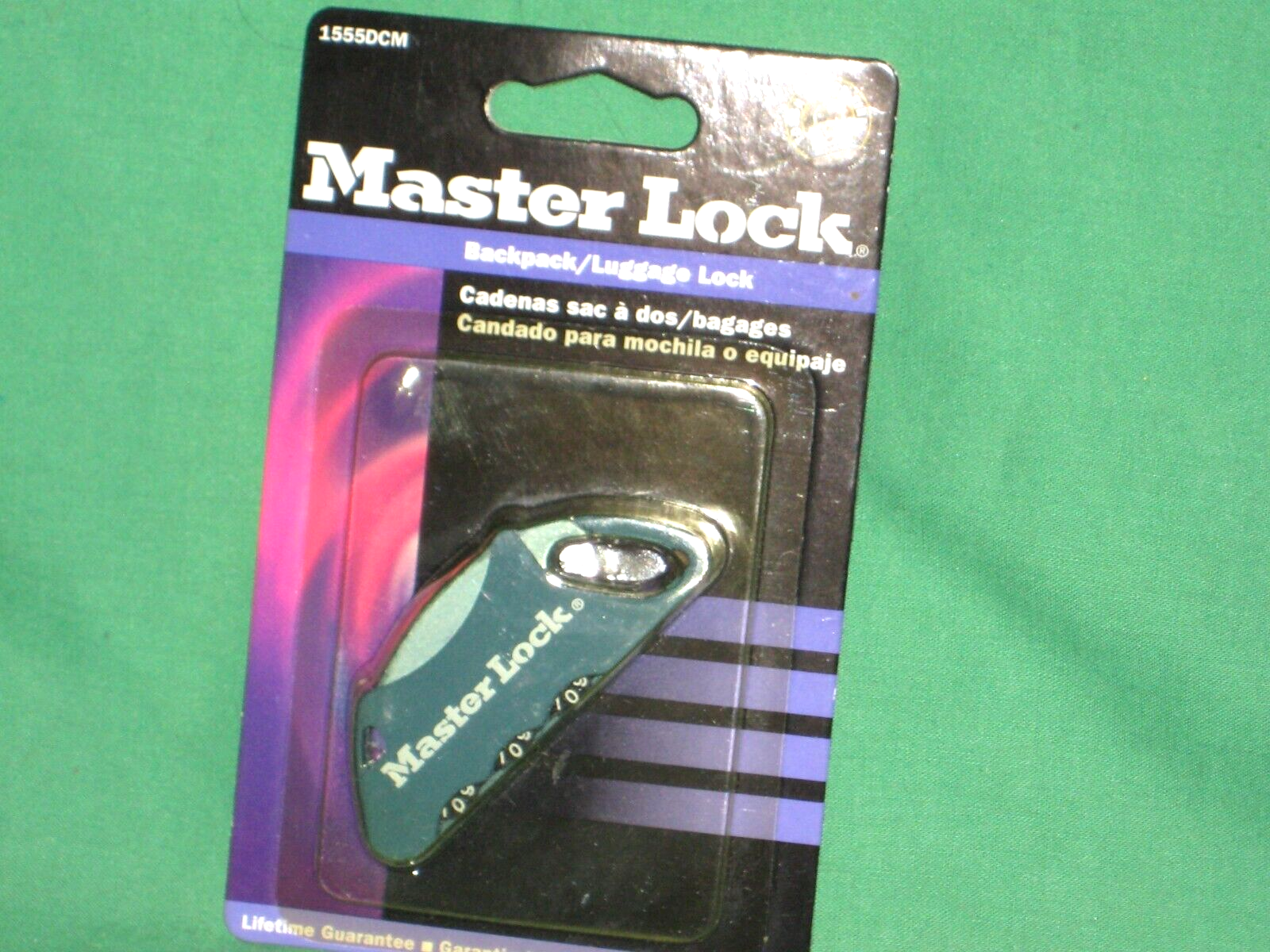 MS2622* - MASTER LOCK BACKPACK AND LUGGAGE LOCK 1555DCM