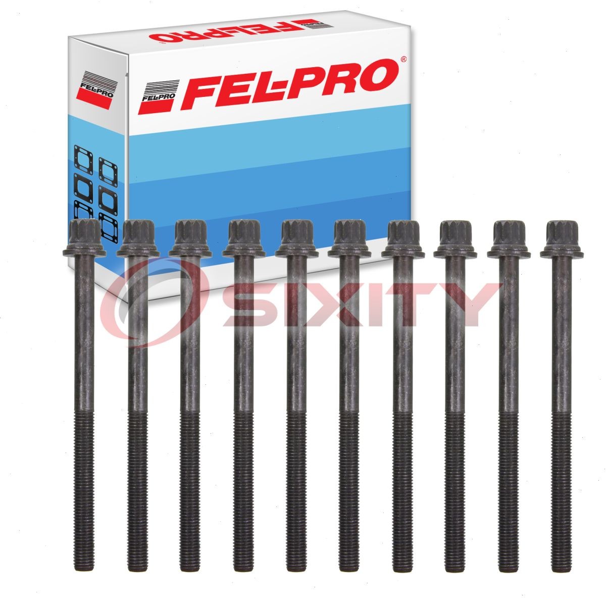 Fel-Pro Cylinder Head Bolt Set for 2002-2009 Honda CR-V 2.4L L4 Engine Block kn