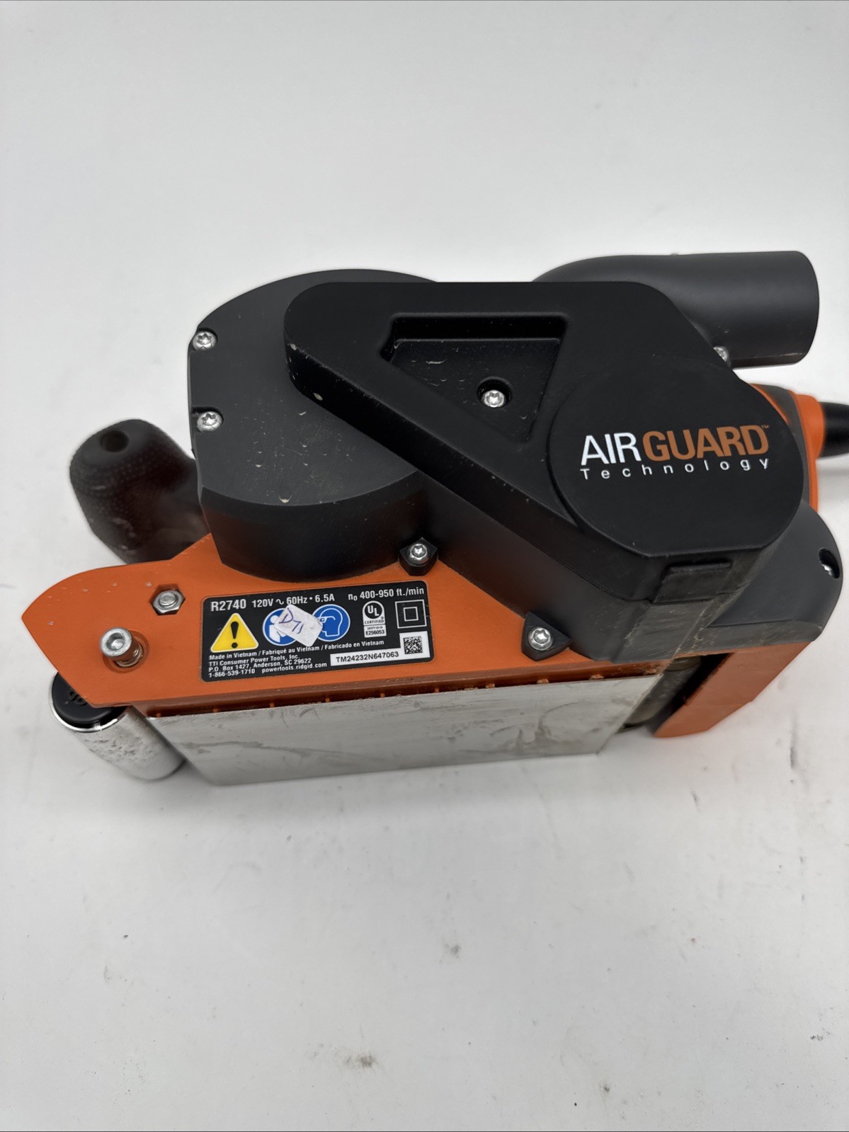 RIDGID R2740 Heavy Duty Variable Speed Belt Sander D71