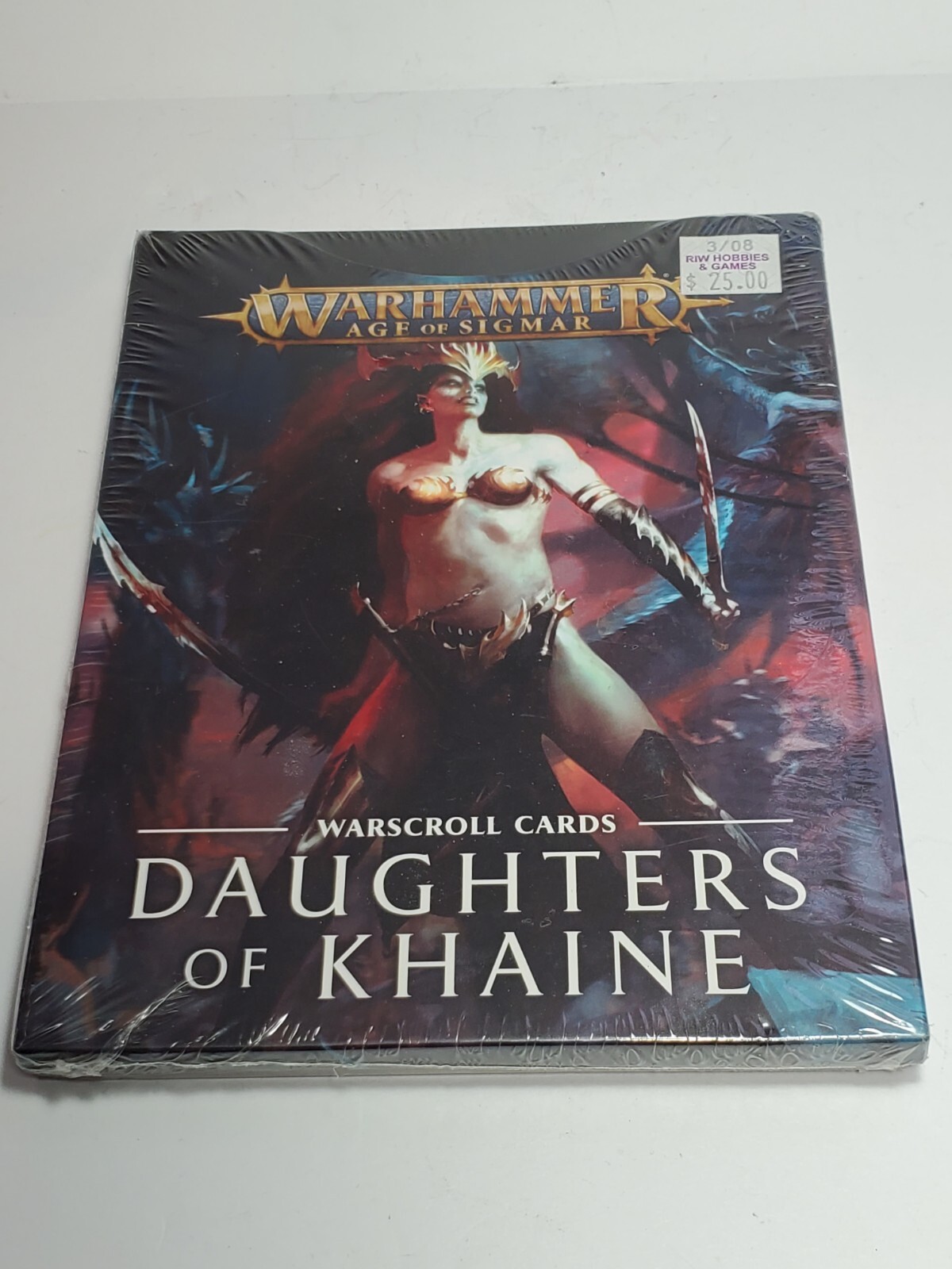 Games Workshop Warhammer Age of Sigmar Daughters of Khaine Warscroll Cards b12