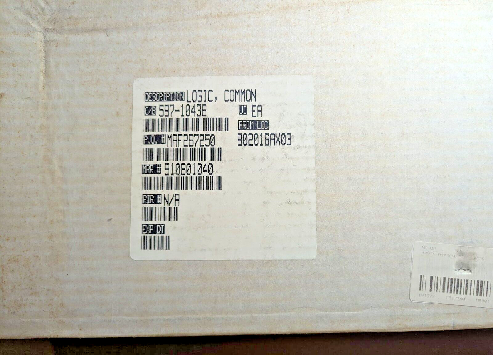 Arvin Diamond 597-10436 Common Logic II Control Board (New In box)