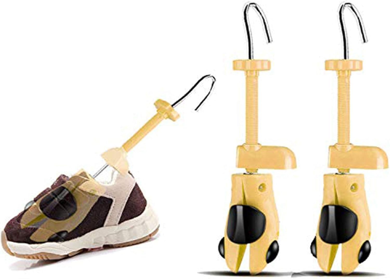 Valentoria Shoe Stretcher for Kids fit 3-12 Years Children U Yellow