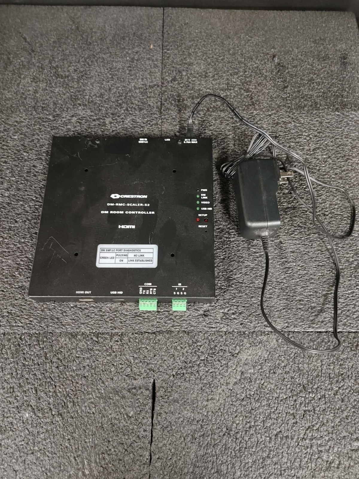 Crestron DM-RMC-SCALER-S2 Digital Media 8G Single-Mode Fiber Receiver Controller