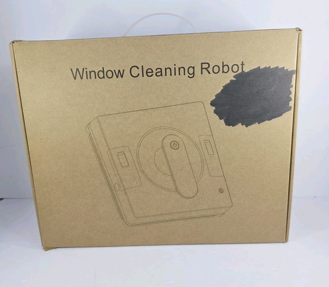 Smart Window Cleaning Robot With Dual Water Spray, 3800pa Suction, Multiple