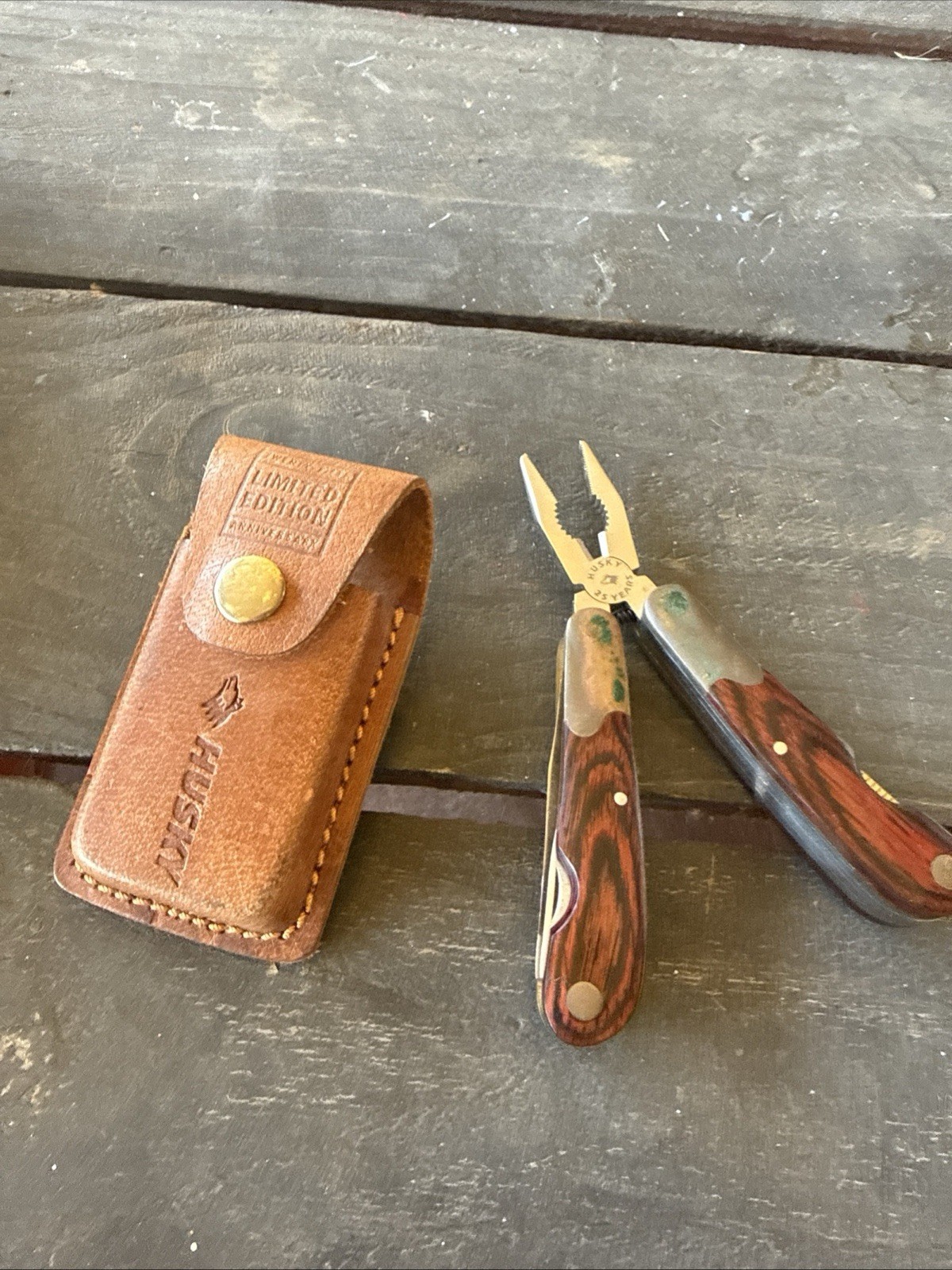 Husky 25th Anniversary Limited Edition Multi Tool W/Leather Case