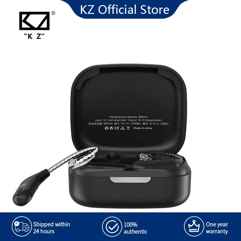 KZ AZ09 Bluetooth 5.2 Wireless Upgrade Cable Module HIFI Ear Hook C Pin