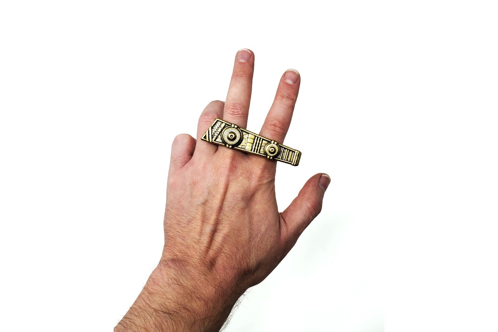 Dr Strange Sling Ring - Antique Gold - Made From Metal!
