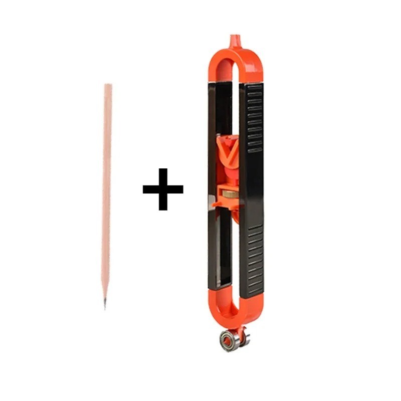 Profile Scribing Ruler Contour Gauge with Lock - Precise Scribe Tool Woodworking