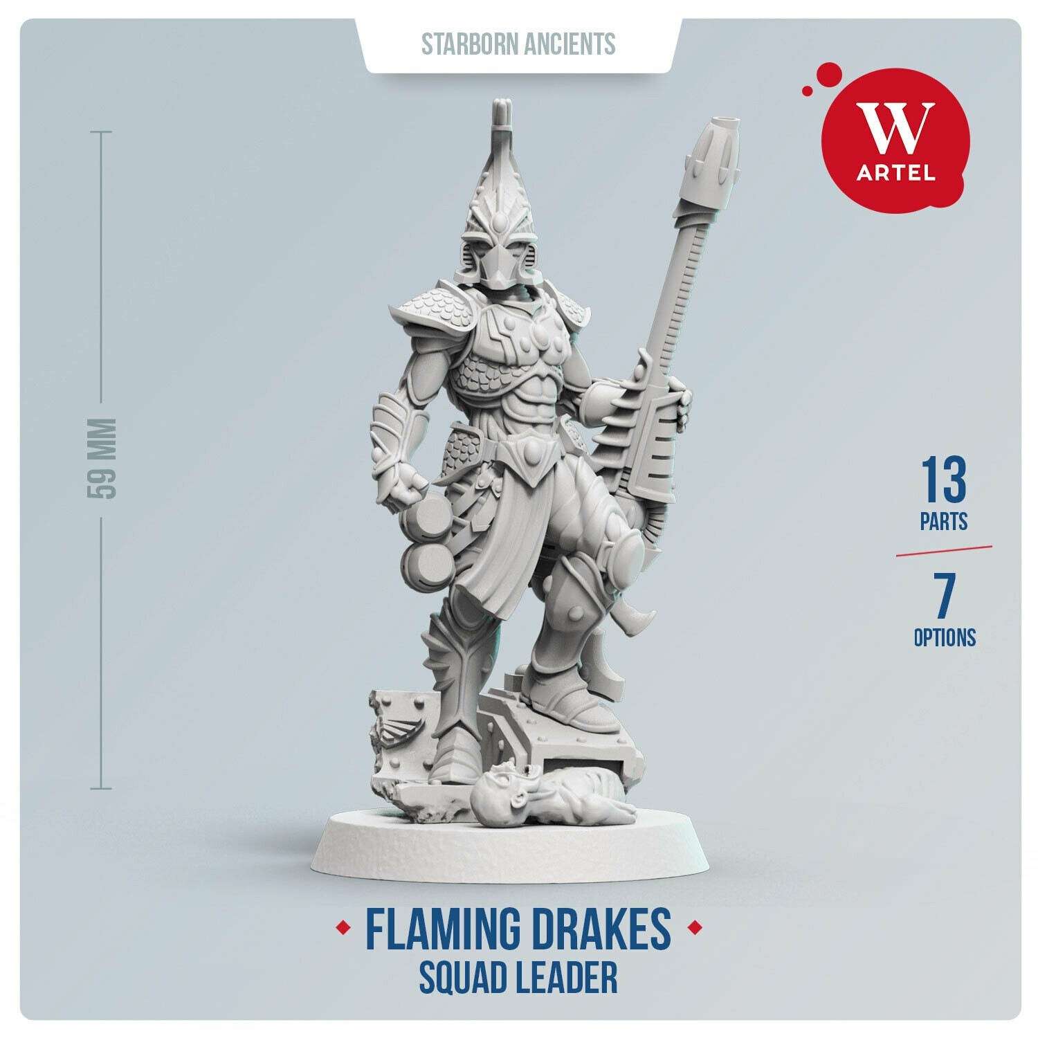 Flaming Drakes Squad Leader- Artel W-Craftworld Eldar Aeldari Fire Dragon Aspect