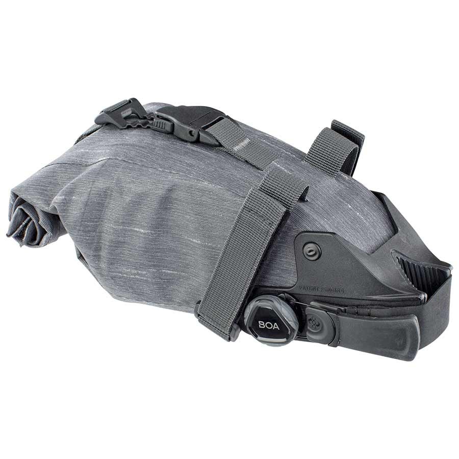 EVOC Seat Pack Boa M 2L Waterproof Bike Saddle Bag with Adjustable Capacity &