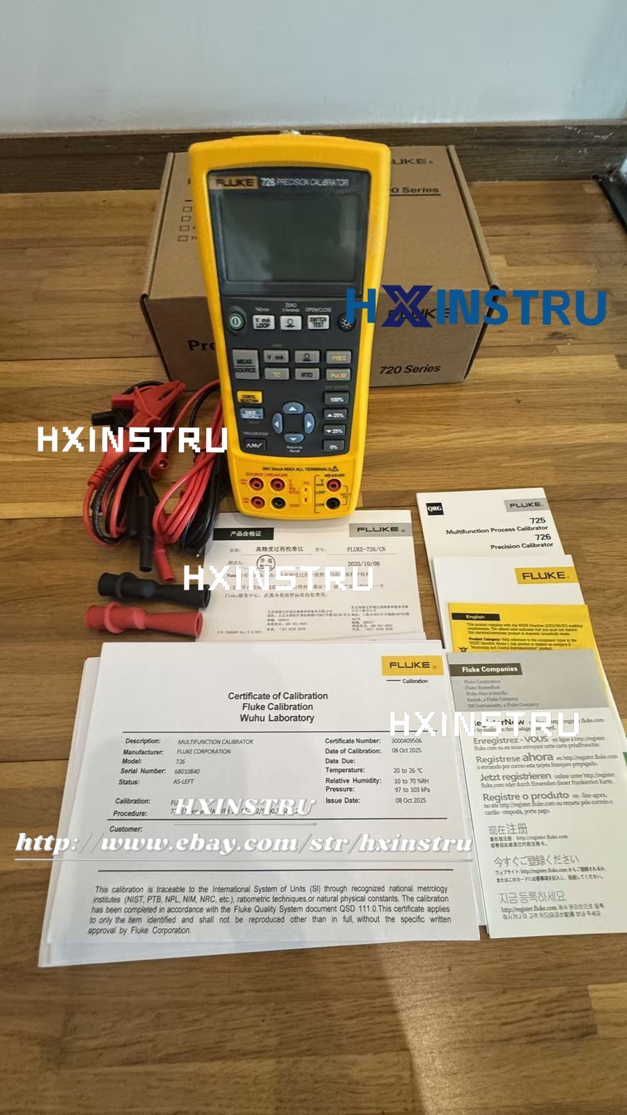 FLUKE 726 PRECISION MULTIFUNCTION CALIBRATOR - 2025 NEW