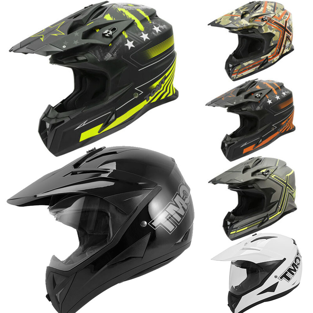 Adult ATV Motocross Dirt Bike Motorcycle BMX MX Off-Road MTB Helmets DOT M-XXL