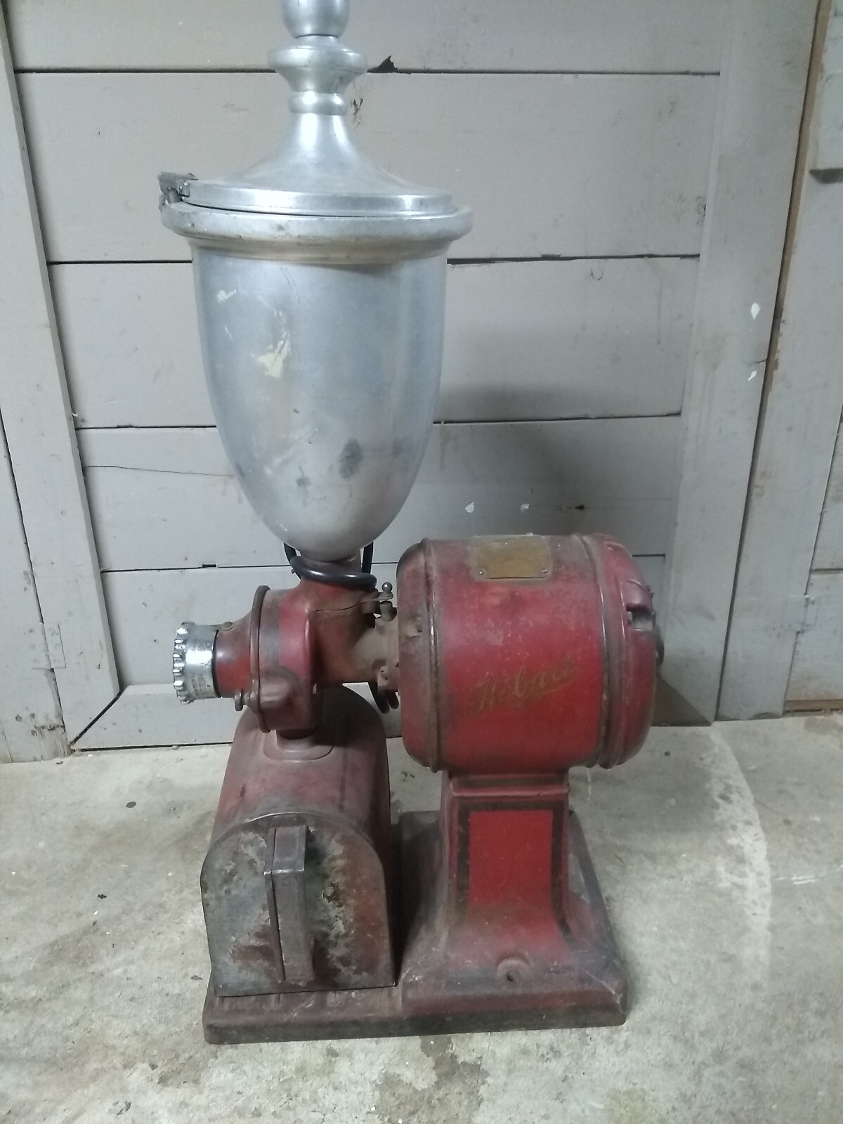 Vintage 1920's-30's Hobart Electric Coffee Grinder Original paint, works great!