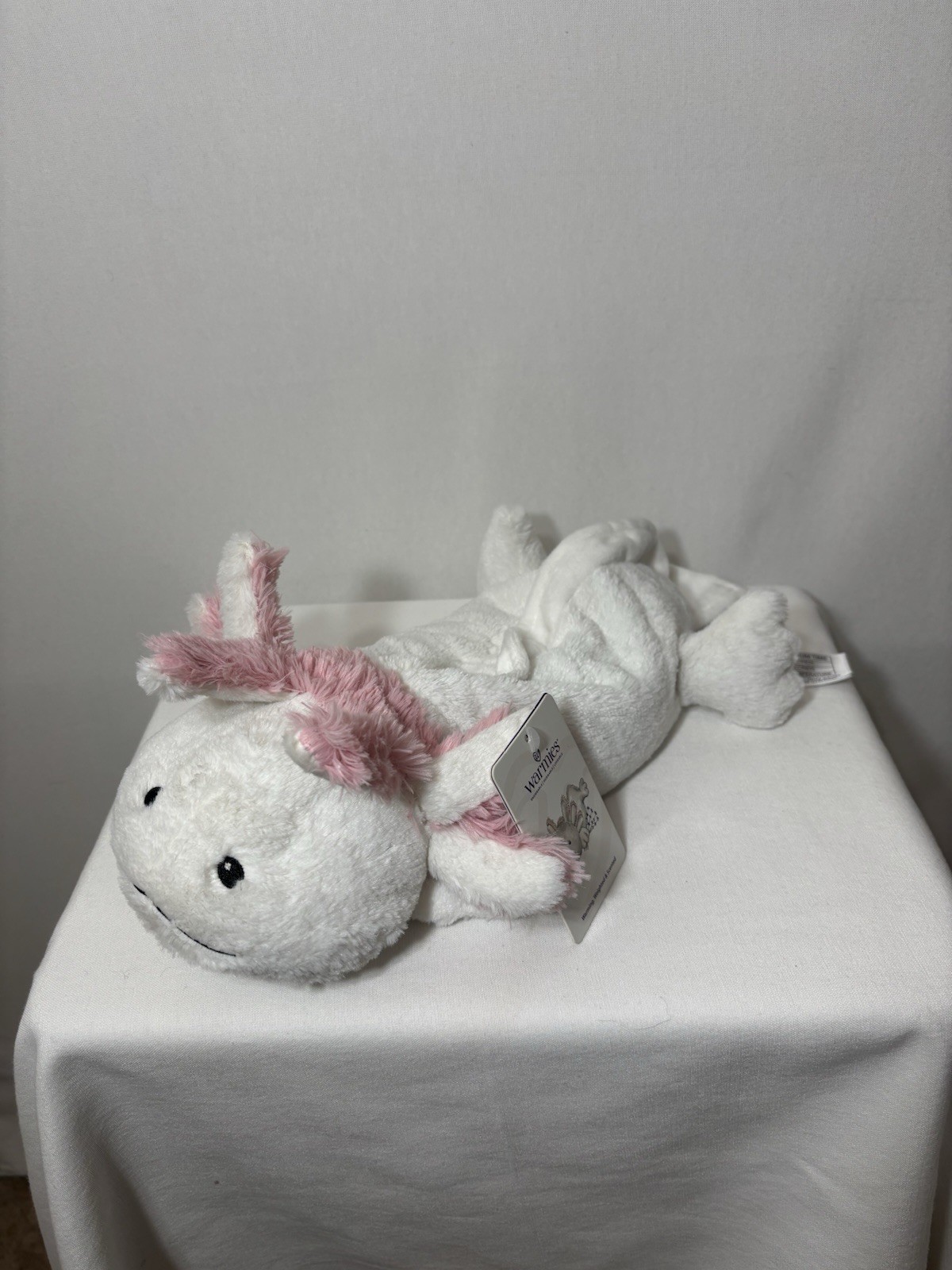 Warmies 15” Axolotl Weighted Microwaveable/cooling Lavender Scented Plush.