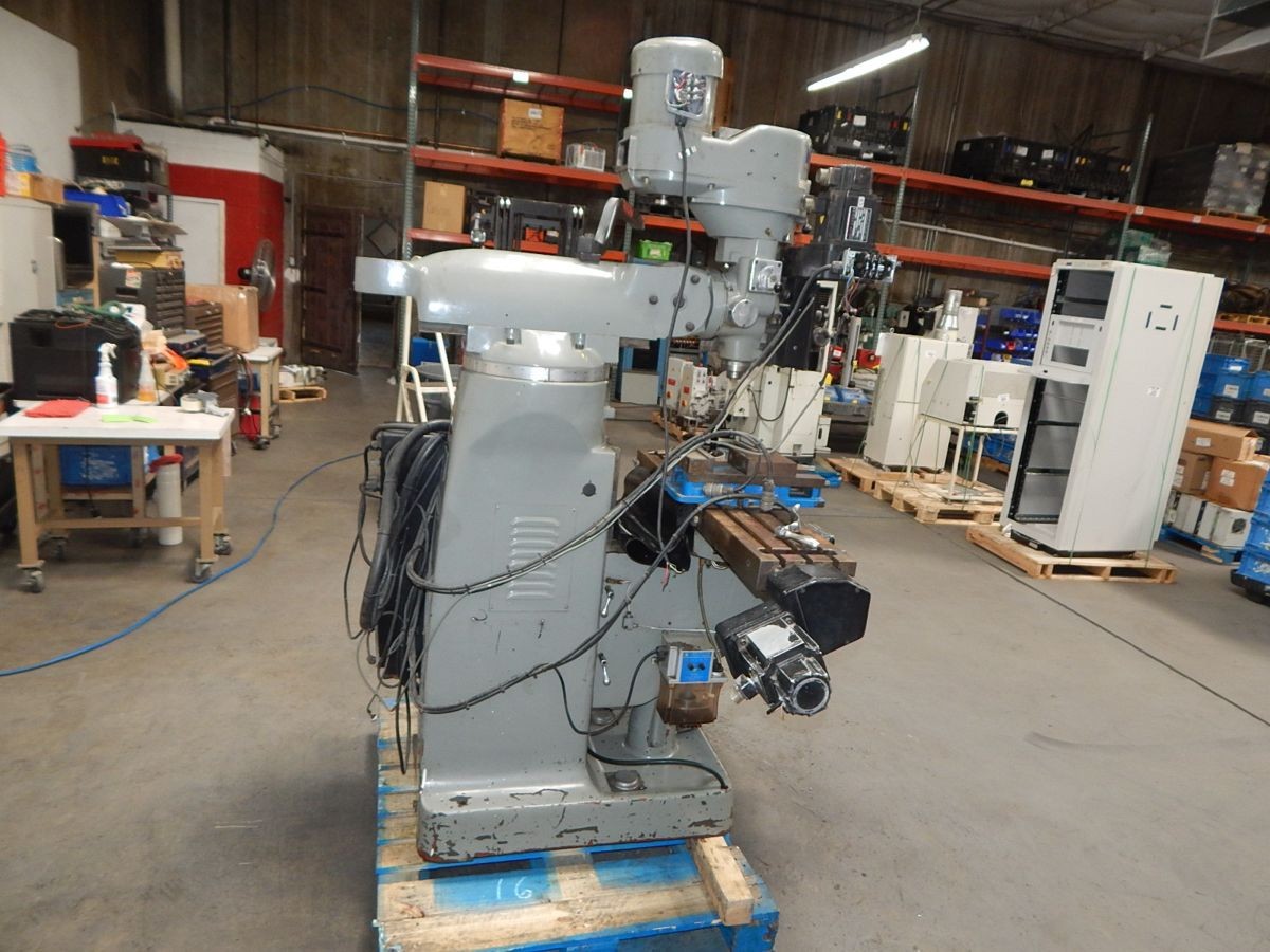 SHARP LMV VERTICAL MILLING MACHINE 9?X42? TABLE M5909