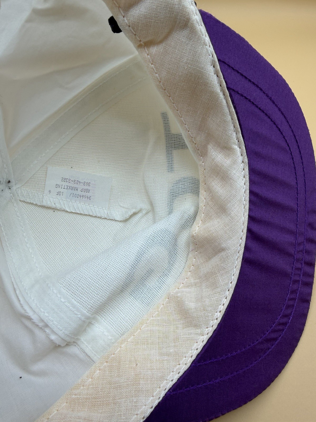 TCG Tool Competence Group Rope Vintage Hat Cap Purple White Snap Back Adjustable