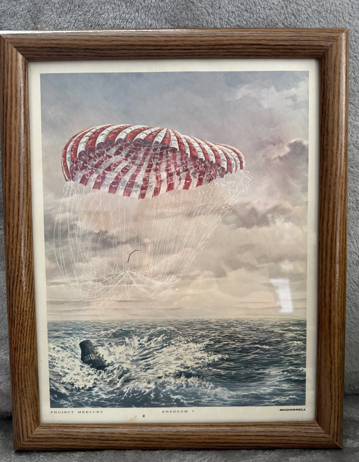 Project Mercury Freedom (McDonnell) 15 1/2 x 12 1/2